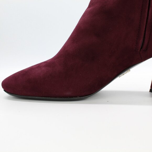 NEW Prada Suede Ankle Boots 36.5 | Work, Date Night & Elegant Fall Looks - Picture 10 of 16